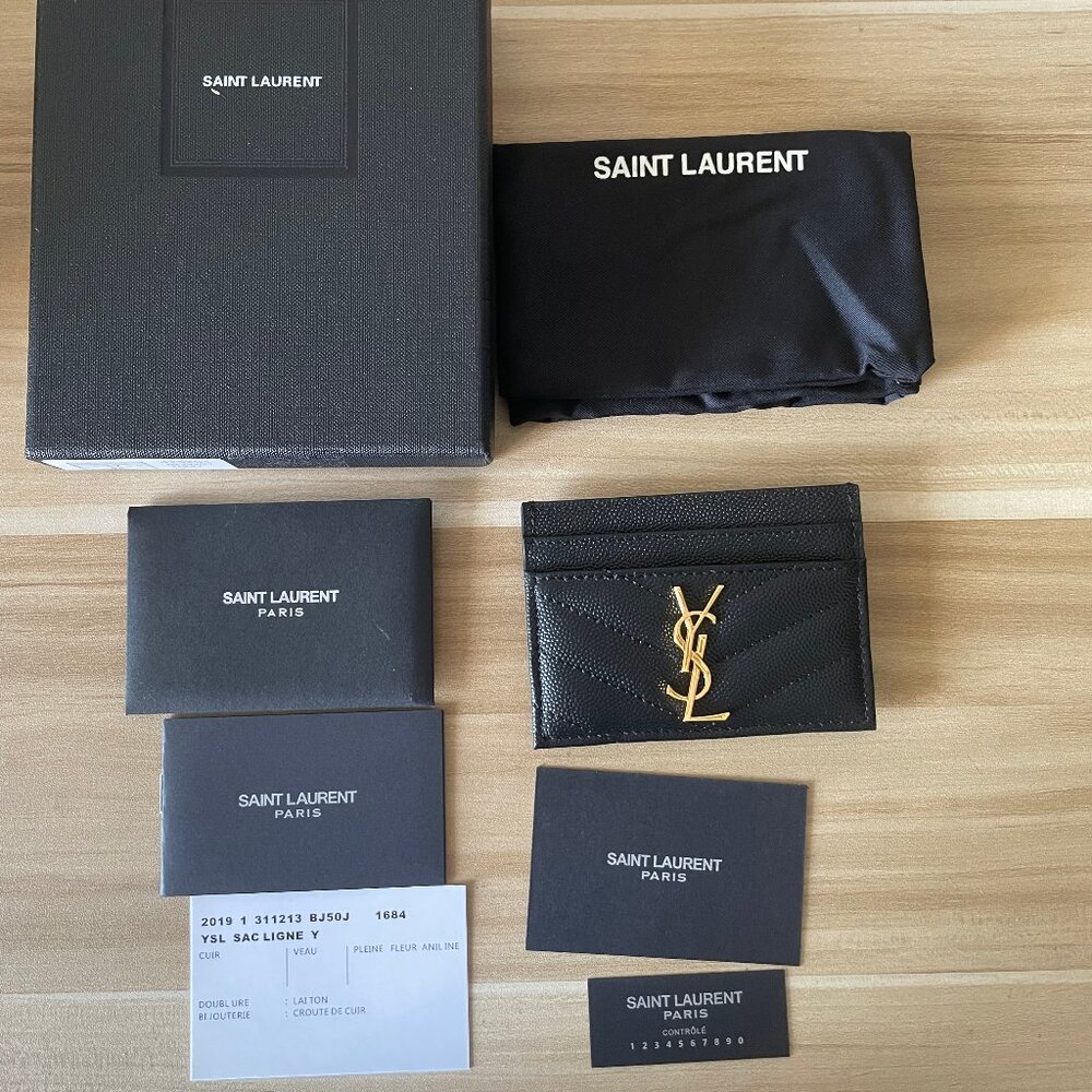 Saint Laurent Monogram Card Case